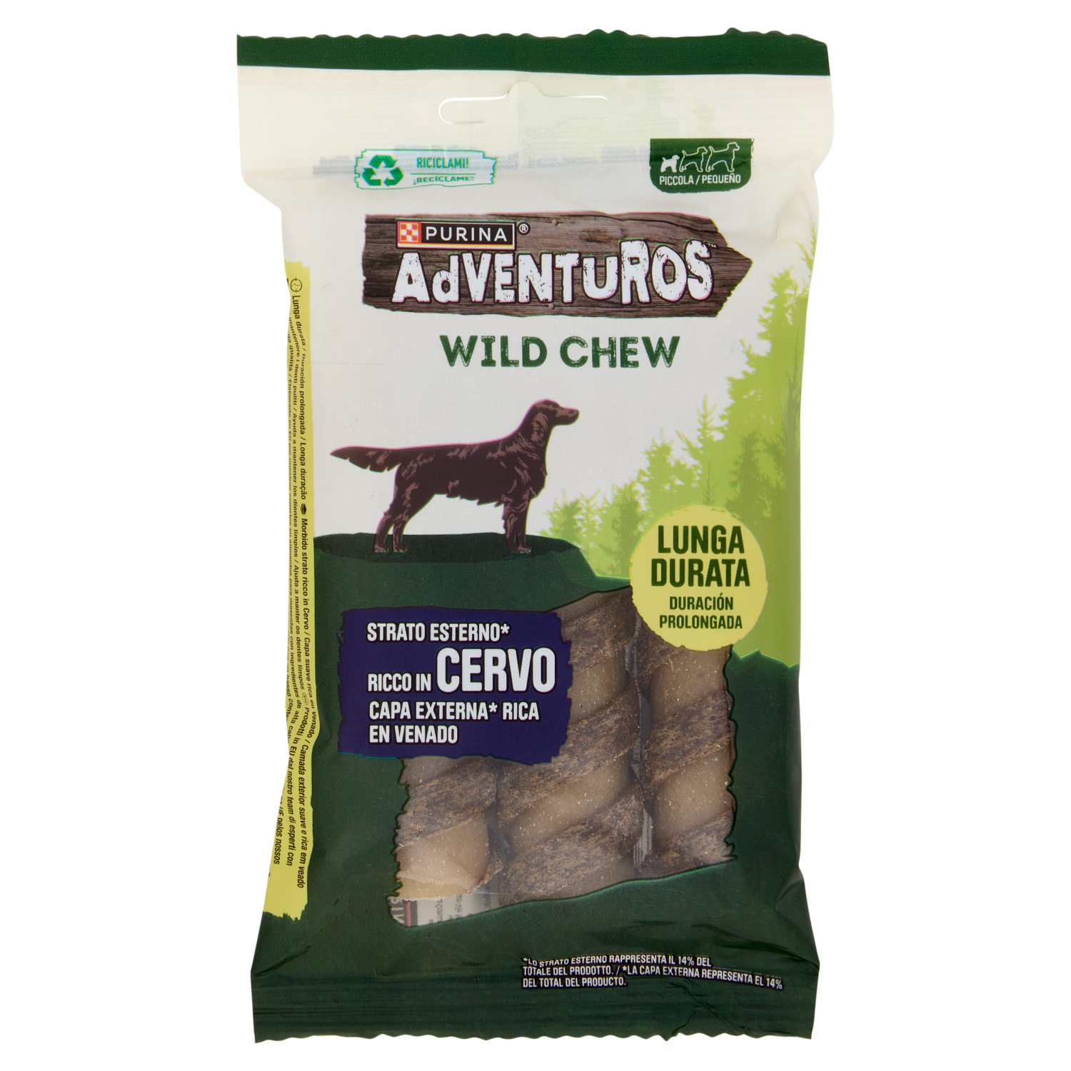 PURINA ADVENTUROS Wild Chew Small Cervo 150g