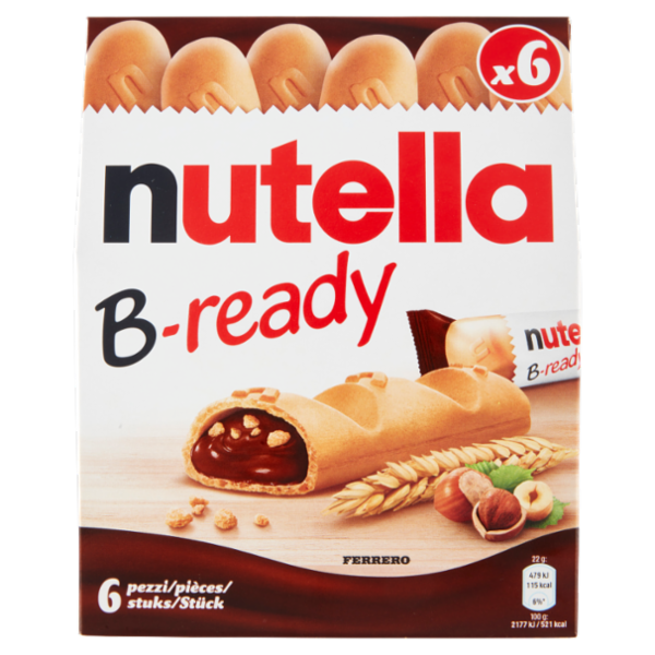 nutella B-ready 6 x 22 g