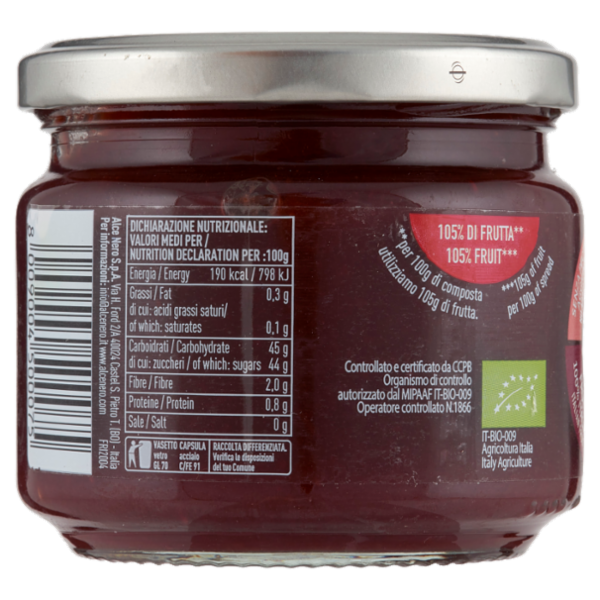 alce nero Fragole 270 g