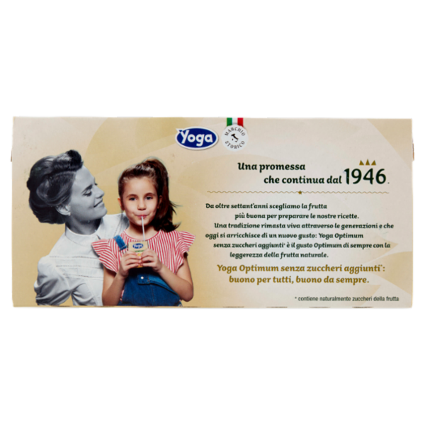 Yoga Optimum 70% di Pesca Italiana Senza Zuccheri Aggiunti* 3 x 200 ml