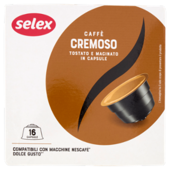 Selex Caffè In Capsule Espresso Cremoso 16 Pezzi