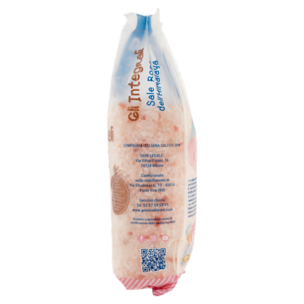 Gemma di mare Gli Integrali Sale Rosa dell'Himalaya Grosso 1000 g