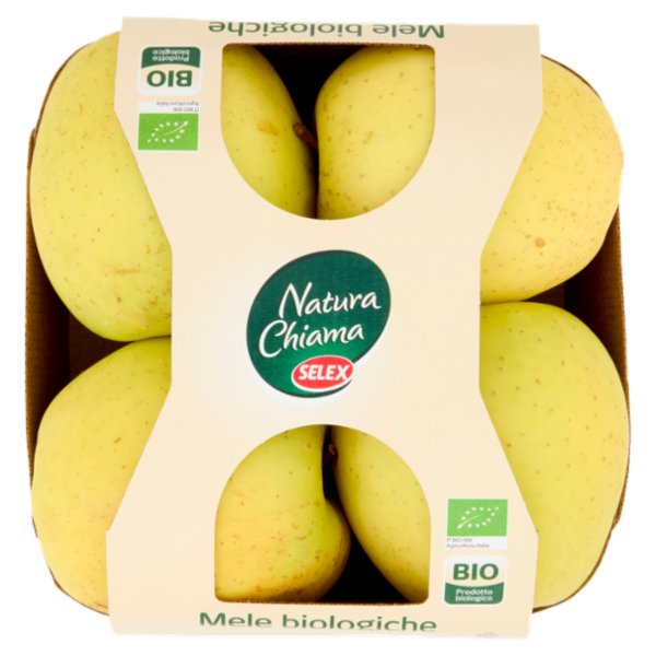 Selex Natura Chiama Mele Golden Delicius Calibro 70/80 Biologiche 800 g