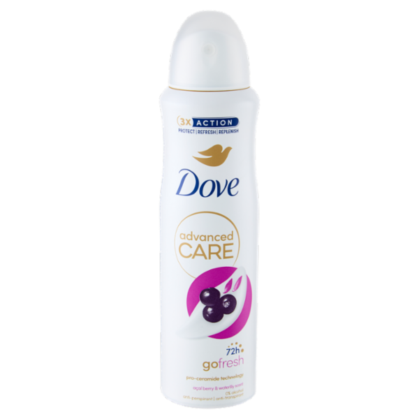 Dove advance Care go fresh acai berry & waterlily scent anti-perspirant 150 ml