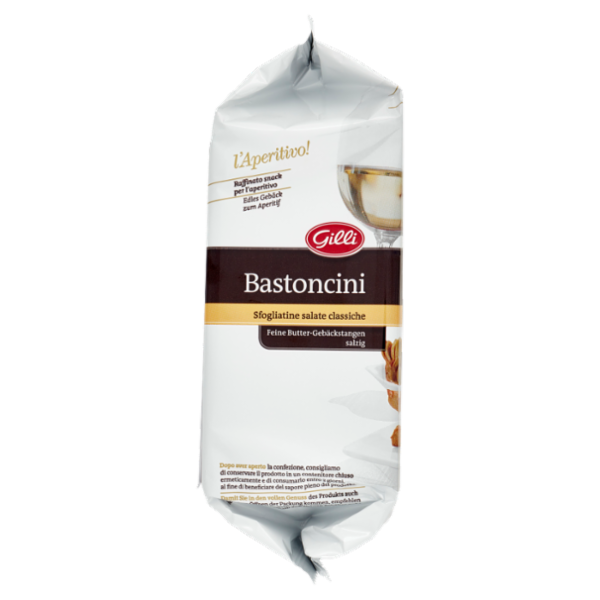 Gilli l'Aperitivo! Bastoncini Sfogliatine salate classiche 125 g