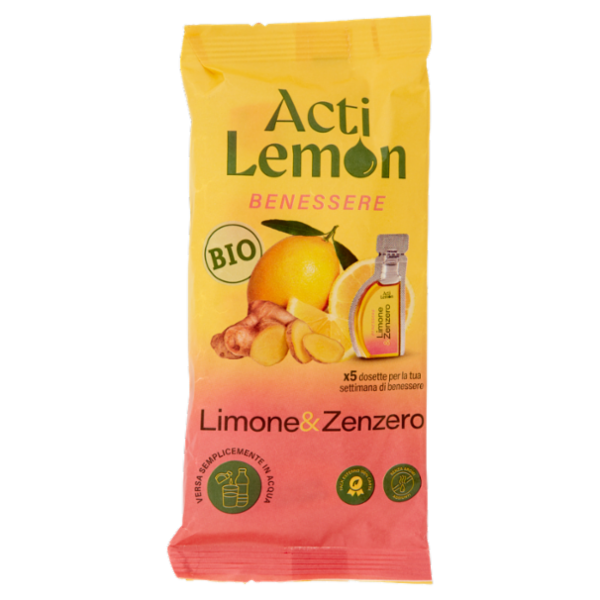 ActiLemon Benessere Limone & Zenzero 5 x 15 ml