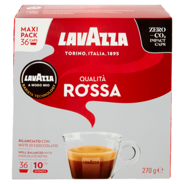 Lavazza A Modo Mio Qualità Rossa 36 Capsule 270 g