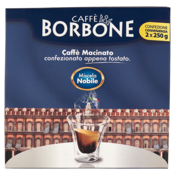 Caffè Borbone Miscela Nobile Caffè Macinato 2 x 250 g