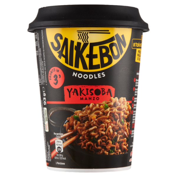 Saikebon Noodles Yakisoba Manzo 93 g