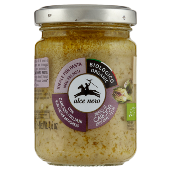 alce nero Pesto ai Carciofi 130 g