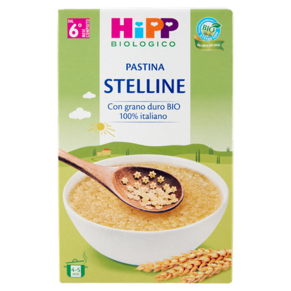 HiPP Biologico Pastina Stelline 320 g
