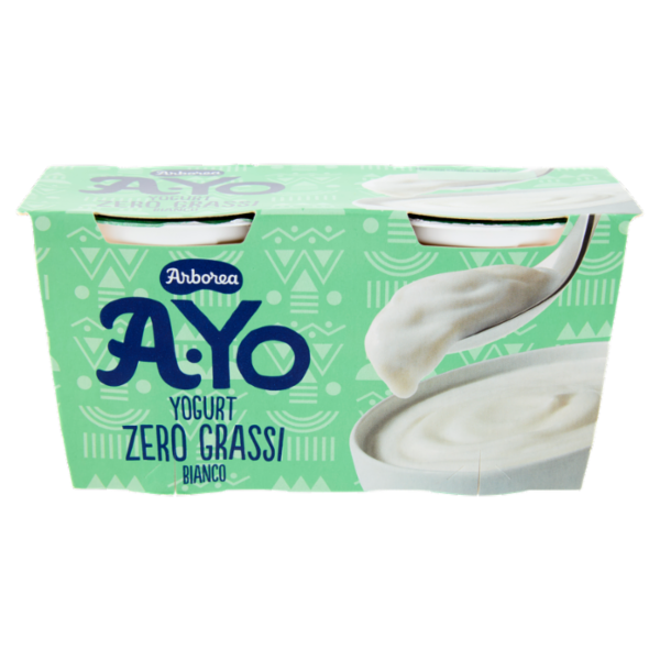 Arborea A-Yo Yogurt Zero Grassi Bianco 2 x 125 g