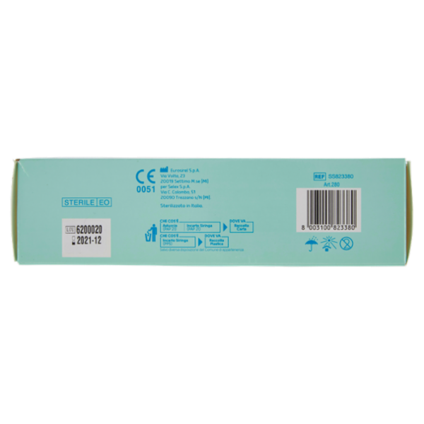 Selex Siringhe Sterili con Ago Indolore Ml 5 10 pezzi