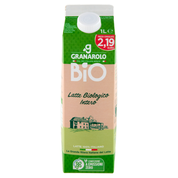 Granarolo Bio Latte Biologico Intero 1 L