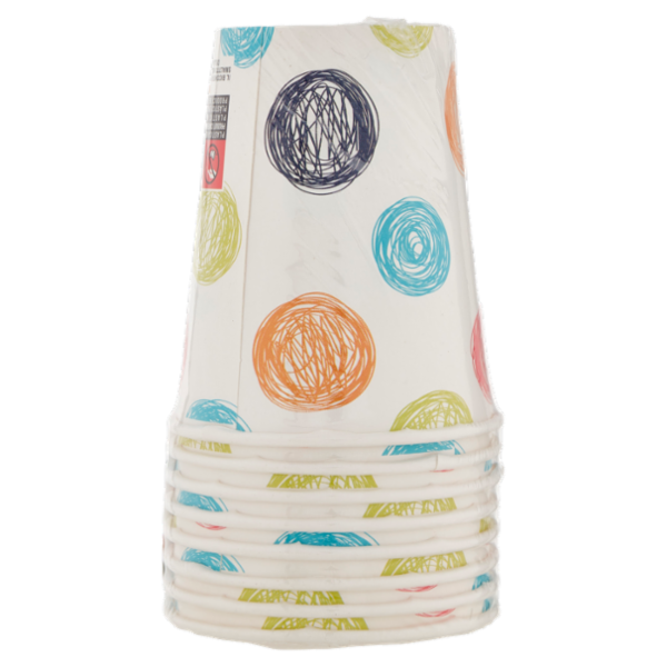 Smart Ecotable Bicchieri in cartoncino 25 cl 8 pz