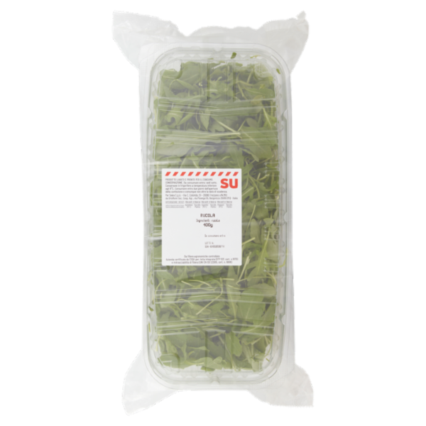 Sù Rucola Lavata e Pronta per il Consumo in Vaschetta 400 g