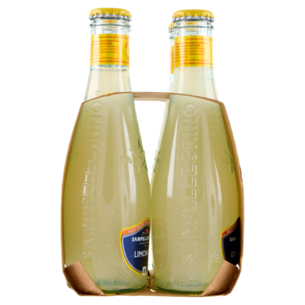 BIBITE SANPELLEGRINO, Bevande Gassate, Naturali, Limonata, Vetro 4x20cl