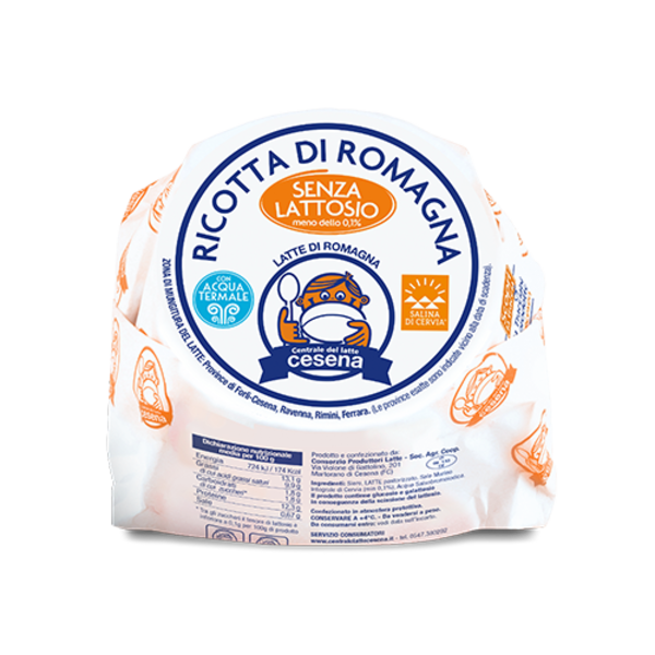 Centrale Del Latte Cesena Ricotta Romagna Senza Lattosio 270g