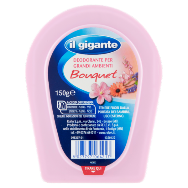 IL GIGANTE Deodorante per Grandi Ambienti Bouquet 150 g