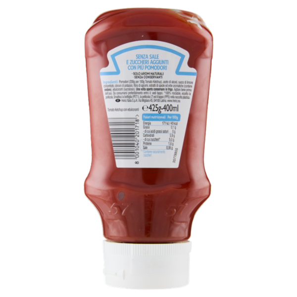 Heinz Tomato Ketchup Zero 425 g
