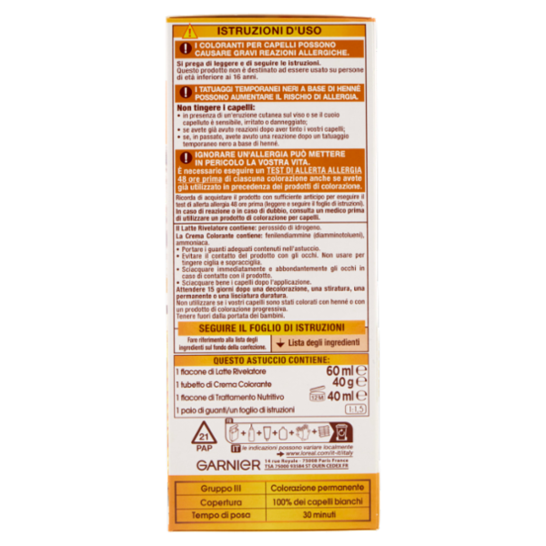 Garnier Belle Color Colorazione Permanente 4 Biondo Cenere Naturale 7.1