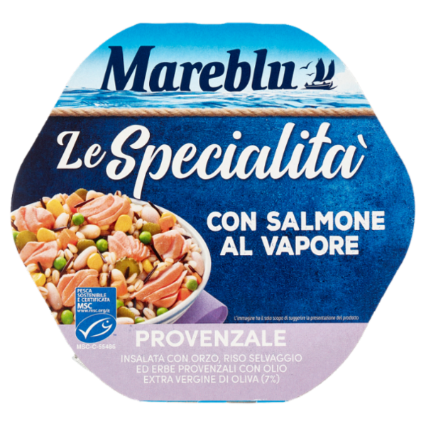 Mareblu Le Specialità con Salmone al Vapore Provenzale 220 g