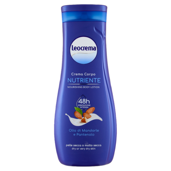 Leocrema Crema Corpo Nutriente Olio di Mandorle e Pantenolo 400 ml