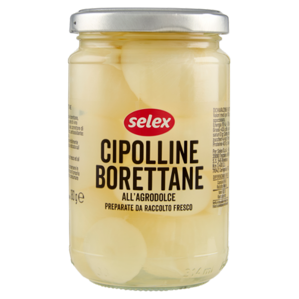 Selex Cipolline Borettane all'agrodolce 300 g