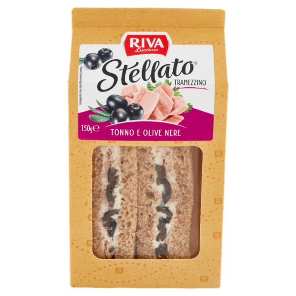 Riva Stellato Tramezzino Tonno e Olive Nere 150 g