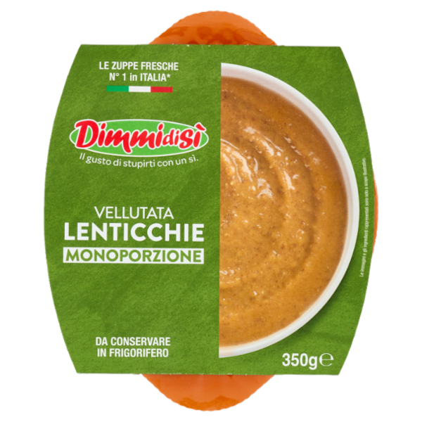 DimmidiSì Vellutata Lenticchie Monoporzione 350 g