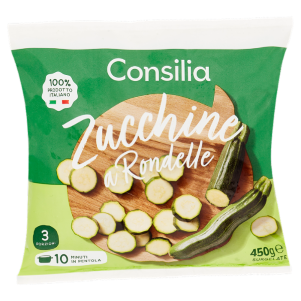 Consilia Zucchine a Rondelle Surgelate 450 g