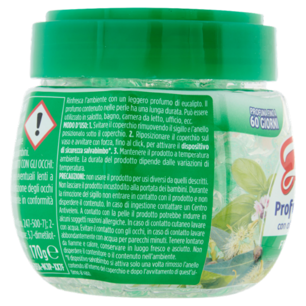 Zanzarella Profumatore in Perle Freschezza Verde 170 g
