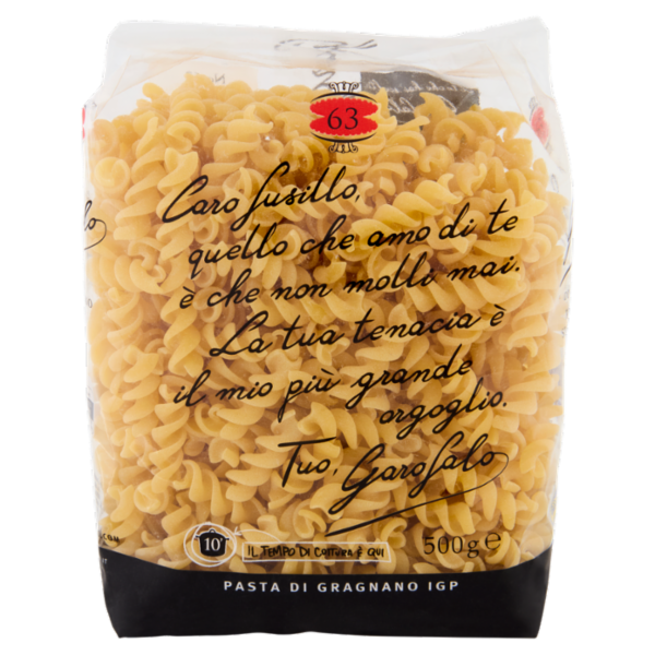 Garofalo Fusilli 63 Pasta di Gragnano IGP 500 g