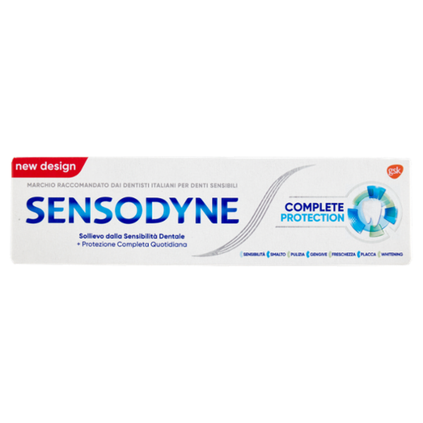 Sensodyne Complete Protection dentifricio quotidiano con fluoro 75 ml