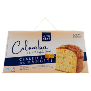 Nutrifree Colomba Senza Glutine Classica Con Canditi 550 g