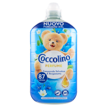 Coccolino Ammorbidente Concentrato Perfume Campanula Selvatica & Bergamotto 87 Lavaggi 1827 Ml