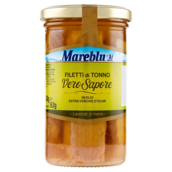 Mareblu Vero Sapore Filetti di Tonno in Olio Extra Vergine d'Oliva 250 g
