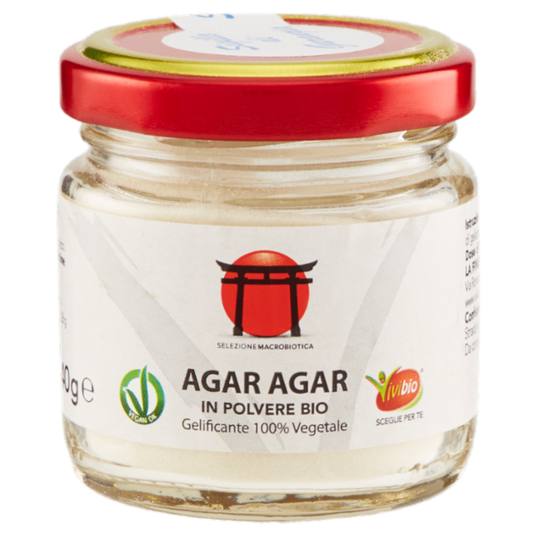 Vivibio Agar Agar in Polvere Bio 40 g