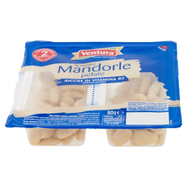 Ventura le nostre Mandorle pelate 80 g