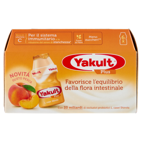 Yakult Plus Gusto Pesca 6 x 65 ml