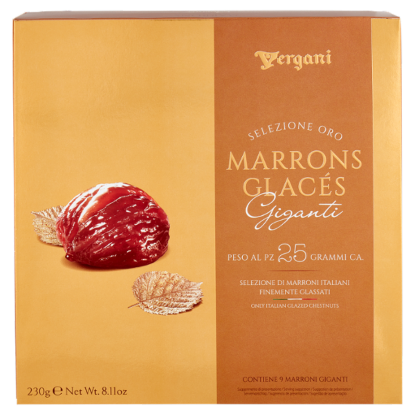 Vergani Selezione Oro Marrons Glacés Giganti 230 g