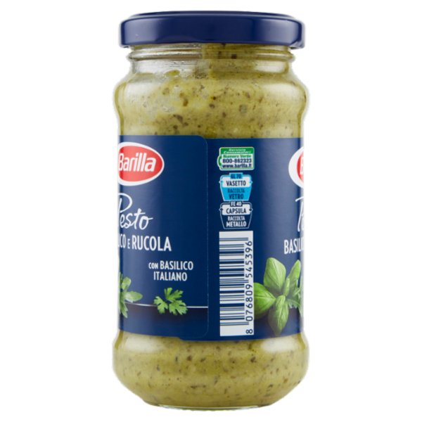 Barilla Pesto Basilico e Rucola Condimento e Sugo per Pasta 190 g