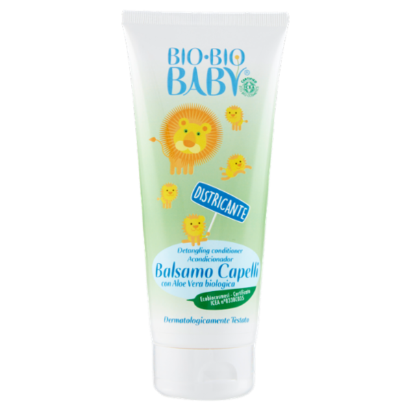 Bio-Bio Baby Balsamo Capelli con Aloe Vera biologica Districante 200 ml
