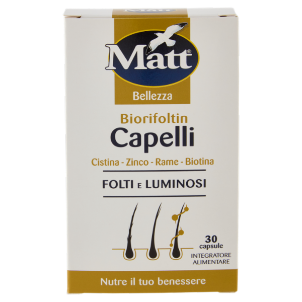 Matt Bellezza Biorifoltin Capelli 30 capsule 16,5 g