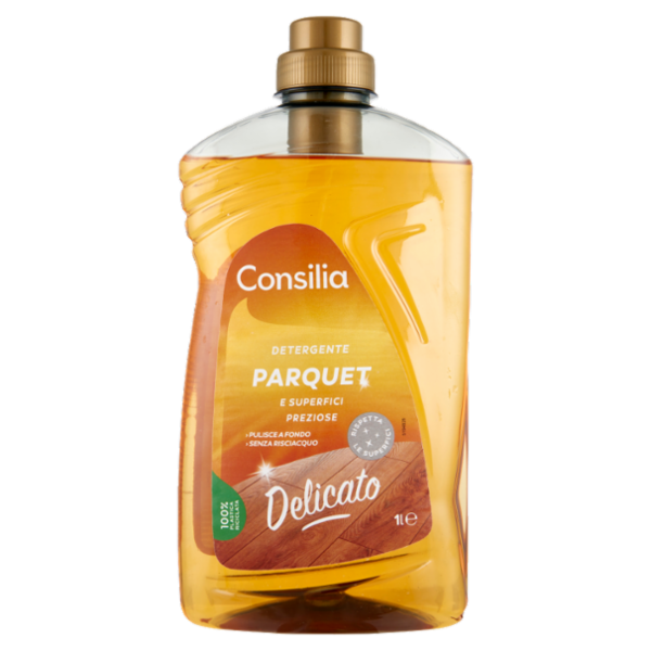 Consilia Detergente per Pavimenti Parquet e Superfici Preziose Delicato 1 L