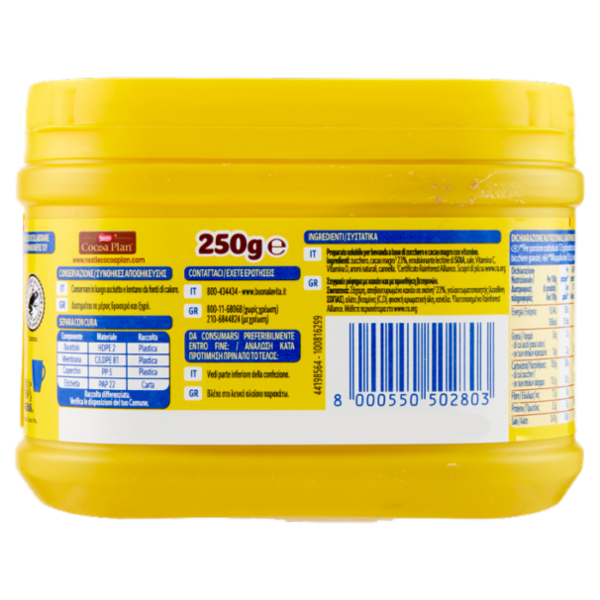 NESQUIK Preparato Solubile per Bevanda con Cacao Magro barattolo 250 g