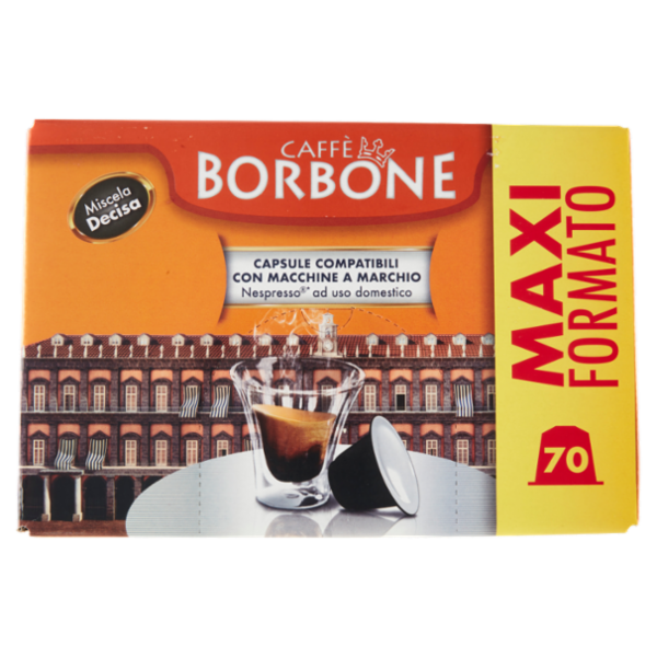 Caffè Borbone Miscela Decisa Capsule Compatibili Nespresso* 70 x 5 g