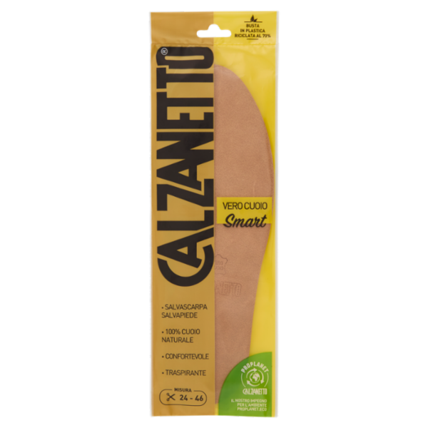 Calzanetto Vero Cuoio Smart Misura 24-46