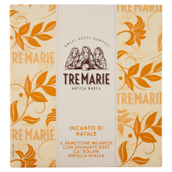 Tre Marie Incanto di Natale Panettone Milanese 750g + Spumante Brut Ca' Bolani Ribolla Gialla 750ml