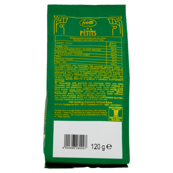 Feletti les Petits Pistacchio 120 g